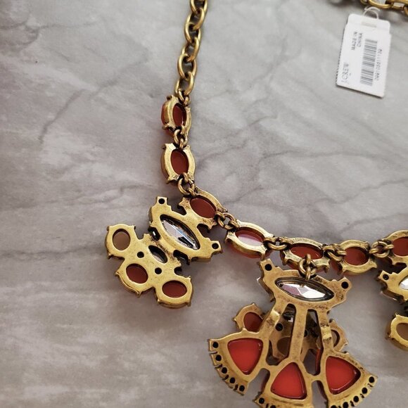 ✨ NEW J.Crew Rhinestone Crystal Cluster Stacked Statement Necklace ✨ - Picture 13 of 14